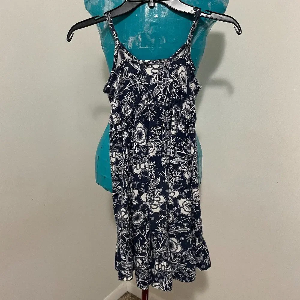 PS from Aeropostale Boho Floral Ruffle Spaghetti Strap Girls Dress Size 10